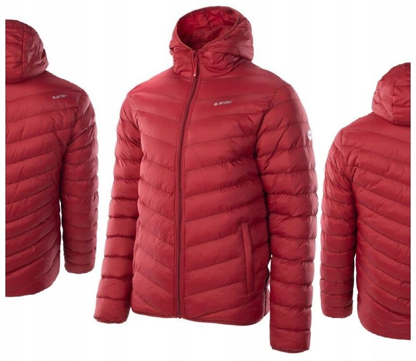 Pánská Péřová Bunda S Kapucí Prošívaná Hi-tec Salrin Velikost XXL