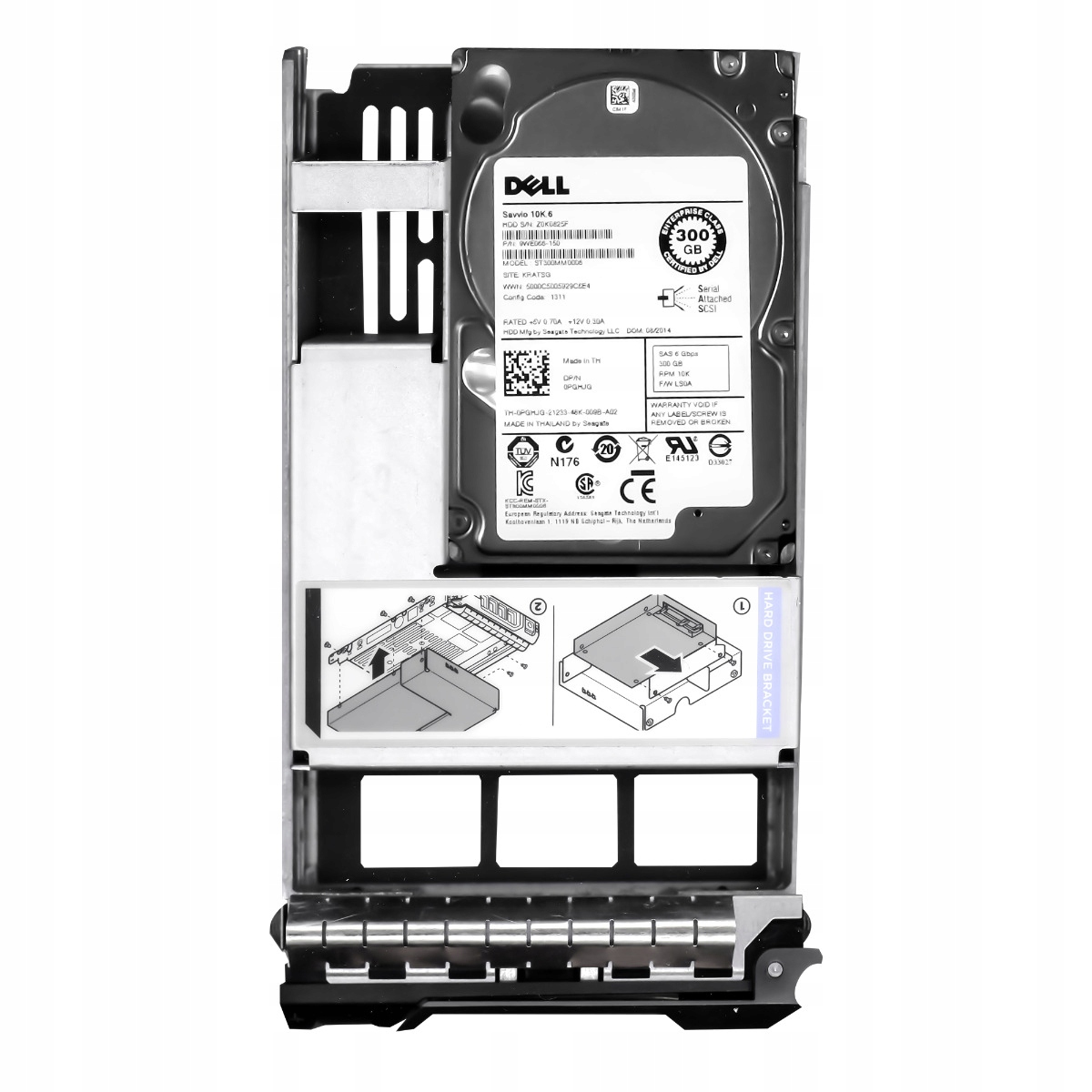 Dell 0PGHJG 300GB SAS-2 10K 64MB 3.5'' ST300MM0006