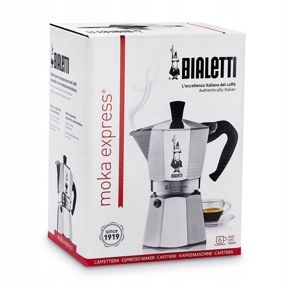 KAWIARKA BIALETTI Moka Express zaparzacz 6tz 300ml M1 Kod producenta 1163