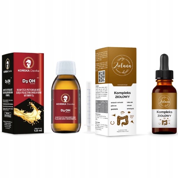 Levně Vitamín D3 Oh K2 50000 Końska Dawka bylinný Komplex, pelyněk 50 ml