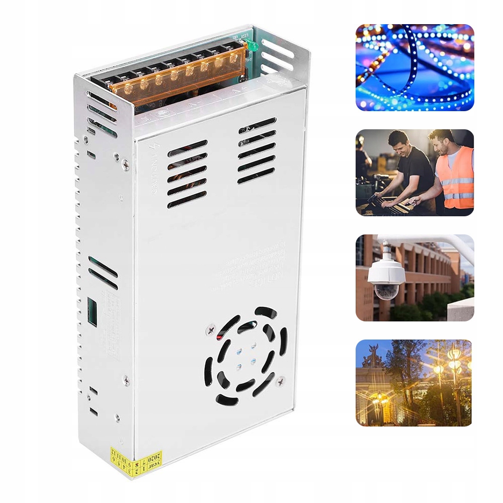 Led zdroj 24V360W 15A Led Pásek Nábytkový Transformátor Modulární Ventilace