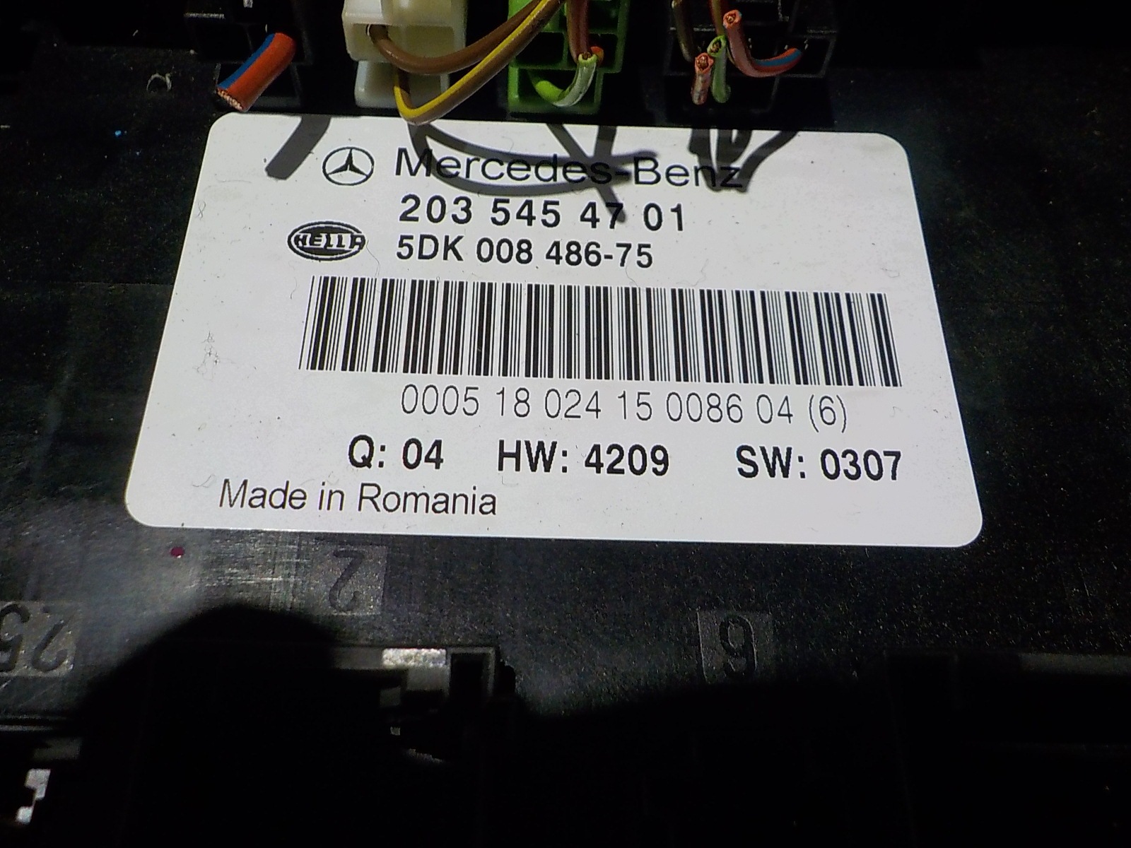 MERCEDES-BENZ CLC modulo SAM 2035454701 HELLA