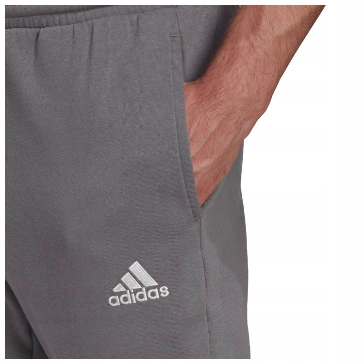 ADIDAS SPODNIE DZIECIĘCE BAWEŁNIANE sportowe r.128 Kolor szary