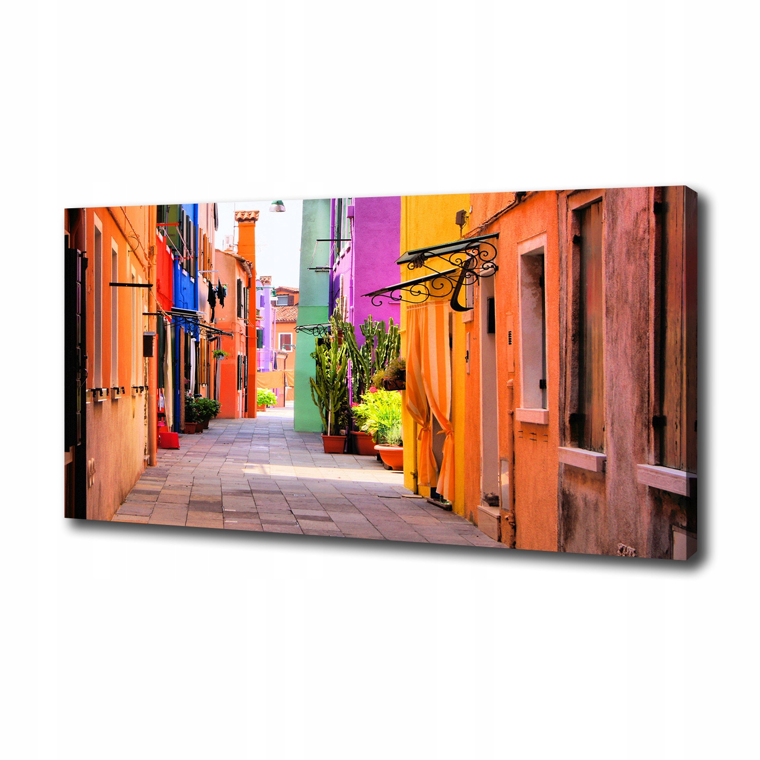 

Foto obraz na płótnie Kolorowe uliczki 100x50 cm