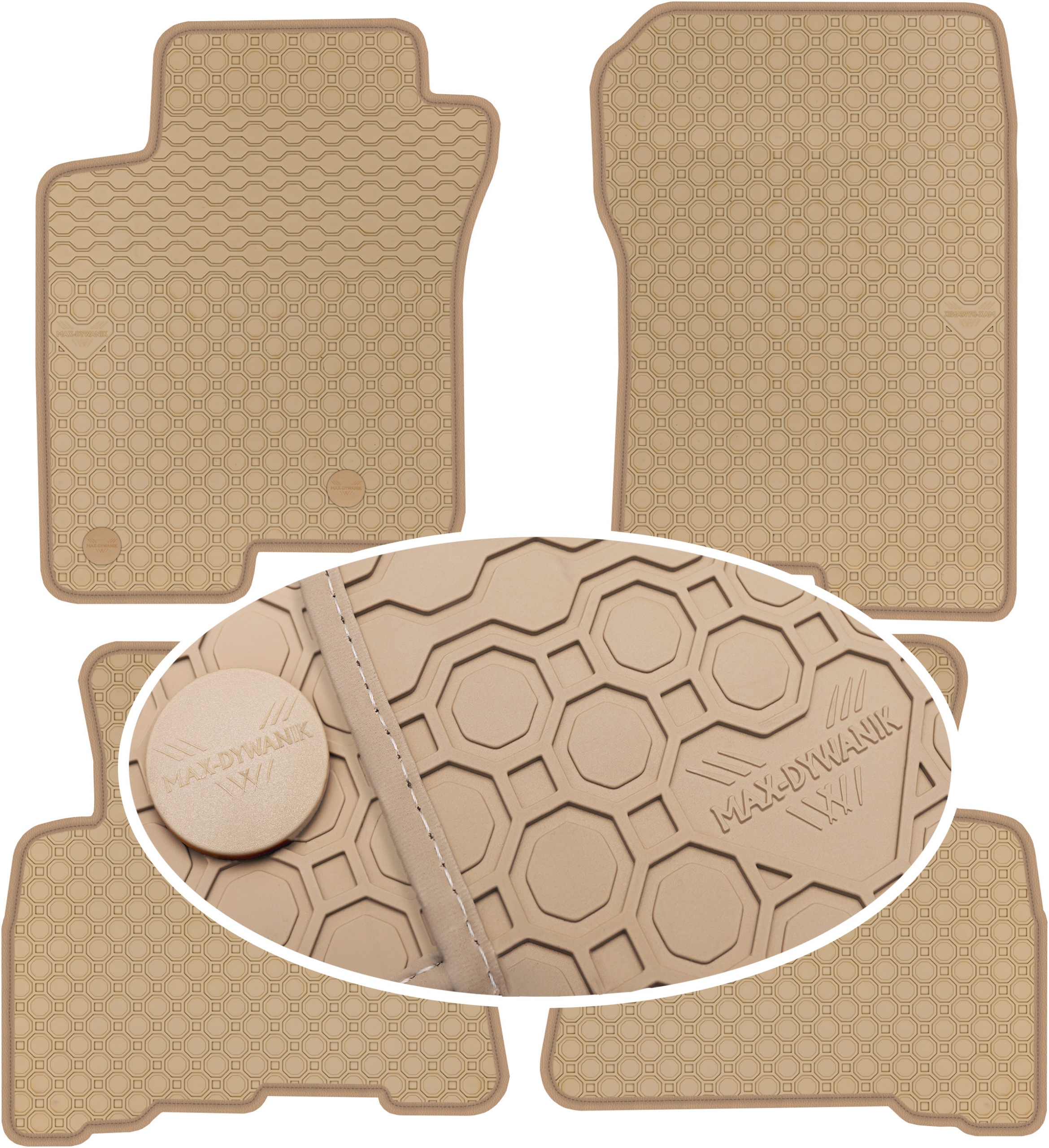 Land Cruiser J150 Long 09-17 Gumové rohože PrimeLiner