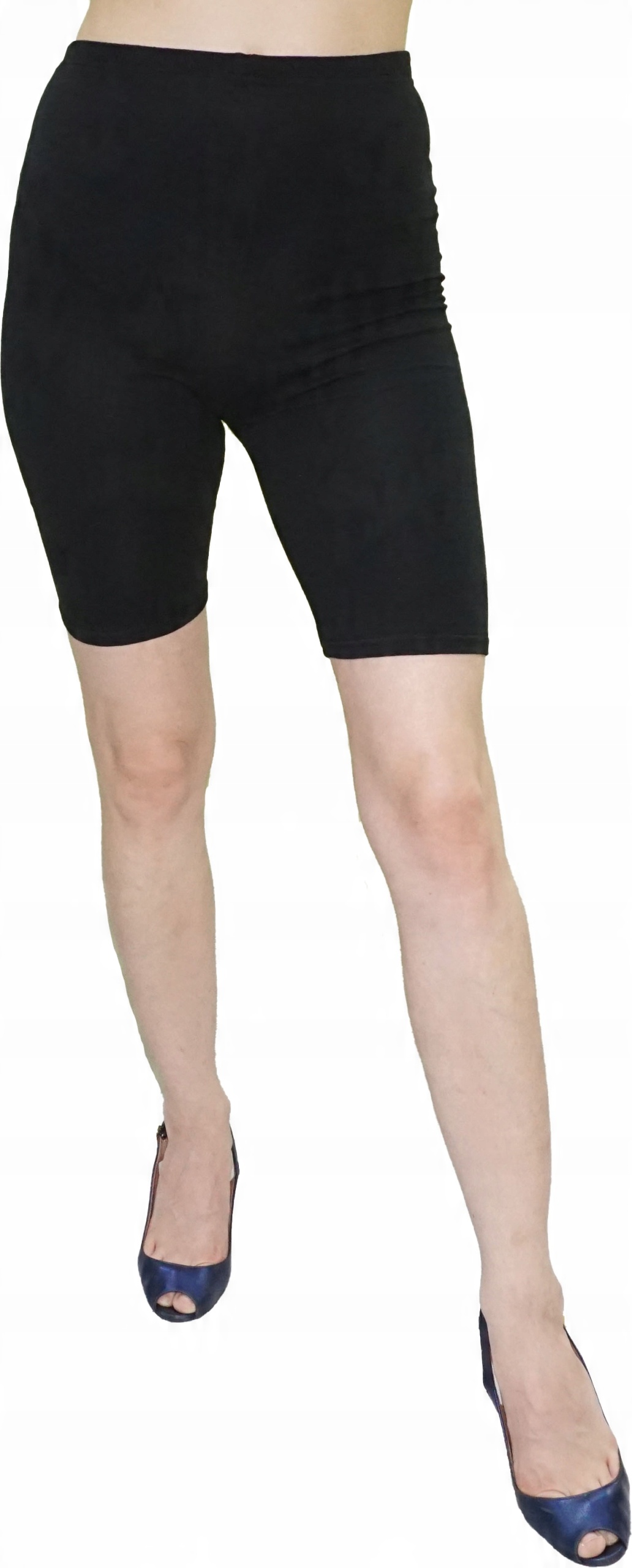 

wygodne getry krótkie legginsy bawełna w-f S