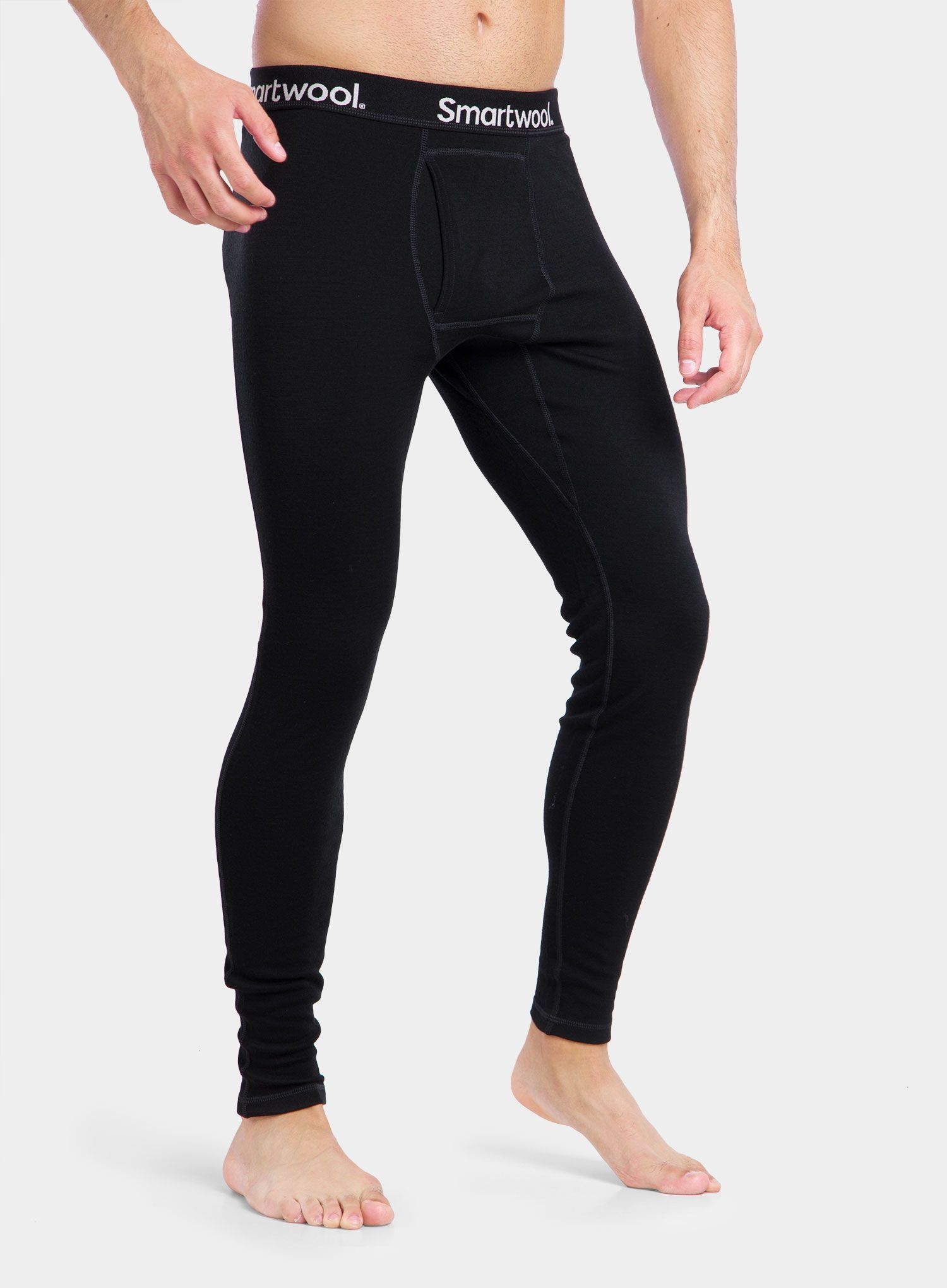 Termoaktivní legíny Smartwool Classic Thermal Merino Bl Bottom černé XL