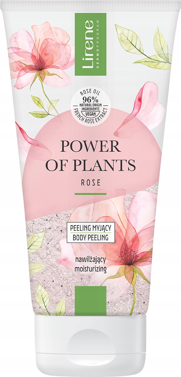 

Power of Plants Nawilżający peeling myjący Róża