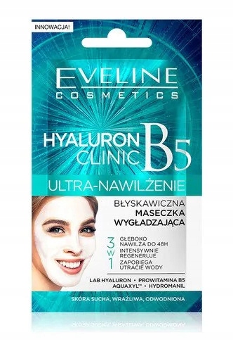 

Eveline Hyaluron Expert Ultra Nawilżenie Maseczka
