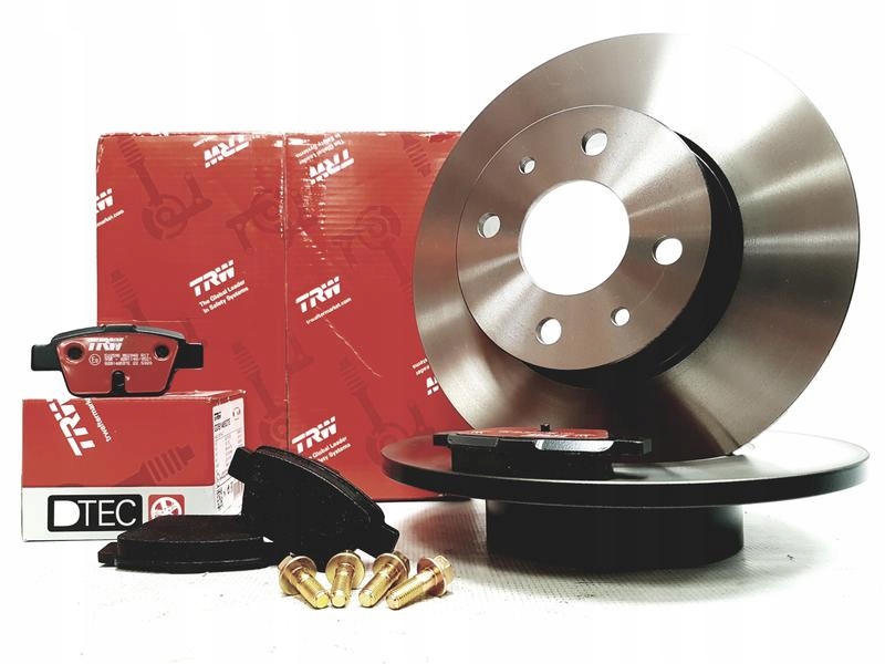 

Trw Dtec Tarcze+klocki Tył Alfa Romeo Mito