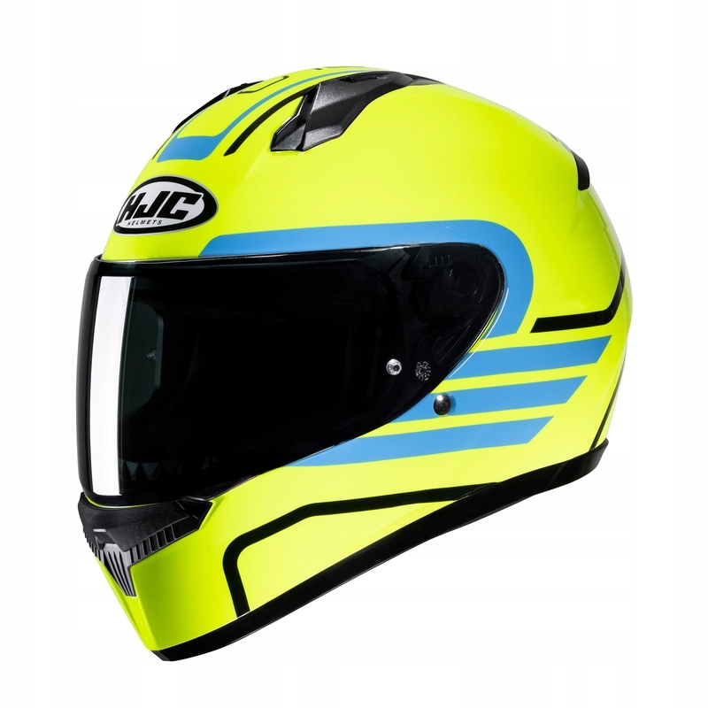 KASK HJC C10 LITO YELLOW/BLUE (L)