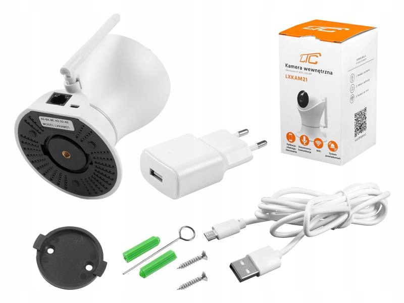 Kamera IP WiFi 2MP KAM21 monitoring IPC360 EAN (GTIN) 5902270759112