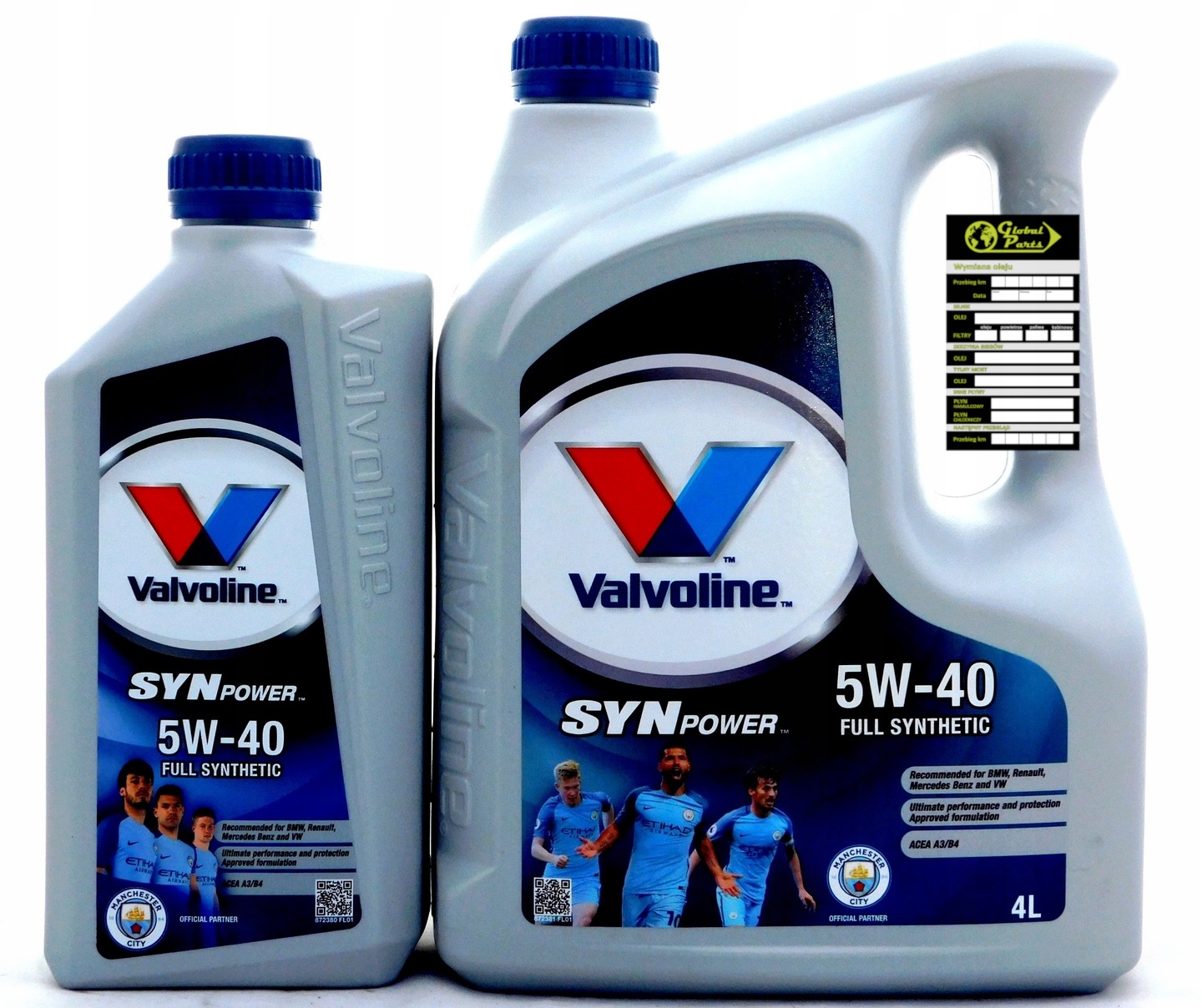 

Valvoline 5W40 Synpower 4L 1L