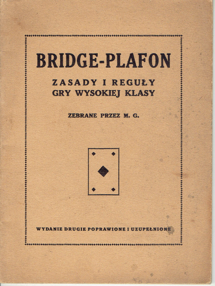 BRIDGE-PLAFON / Lwów 1930