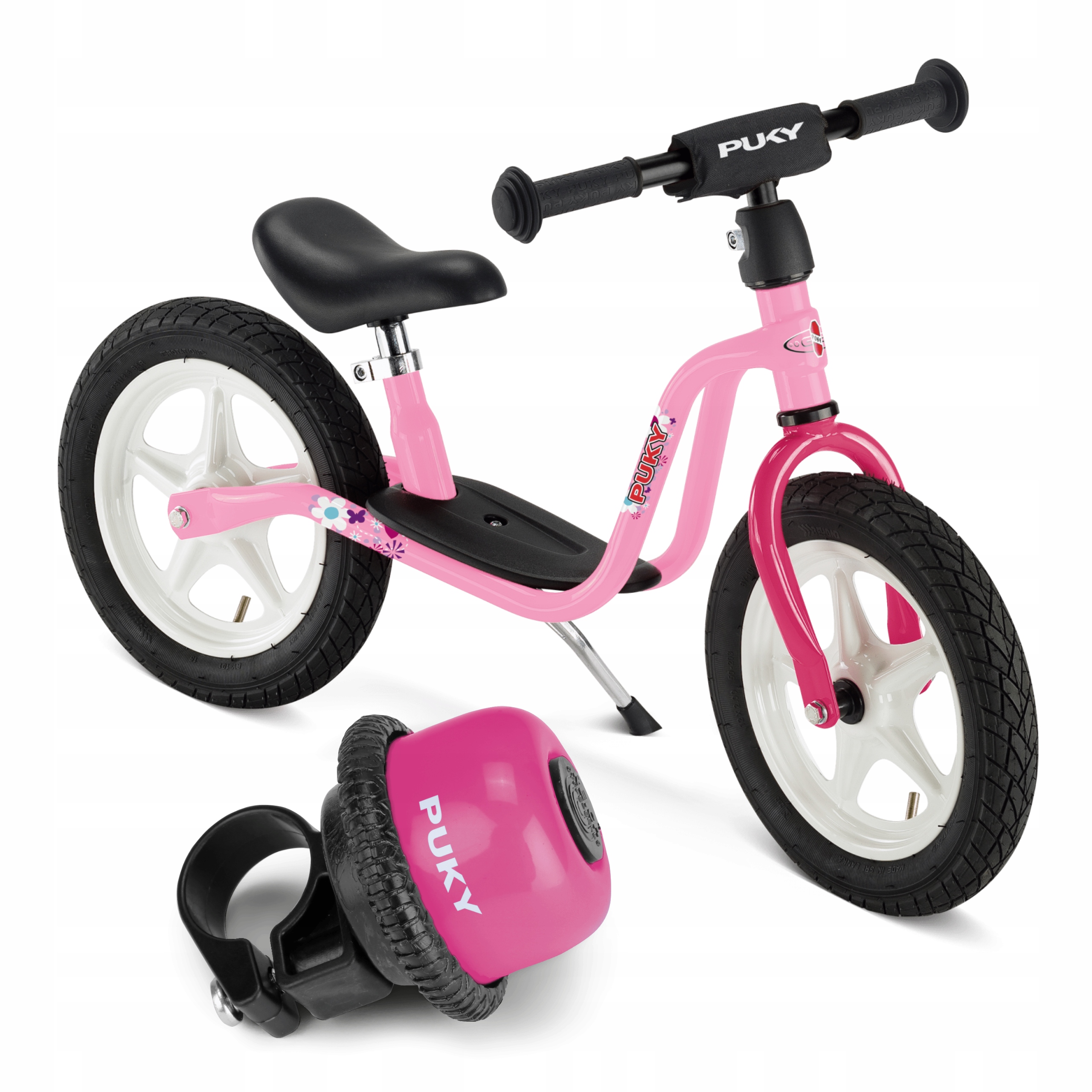 Puky Lr 1L różowy 4066 Rowerek biegowy dzwonek dla dziewczynki od 2,5 roku