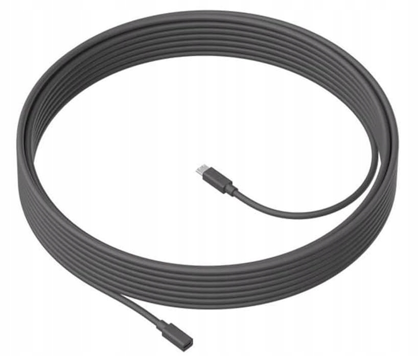 Prodlužovací kabel 10 m pro mikrofon MeetUp Šedý Čistý zvuk pro velké místnosti