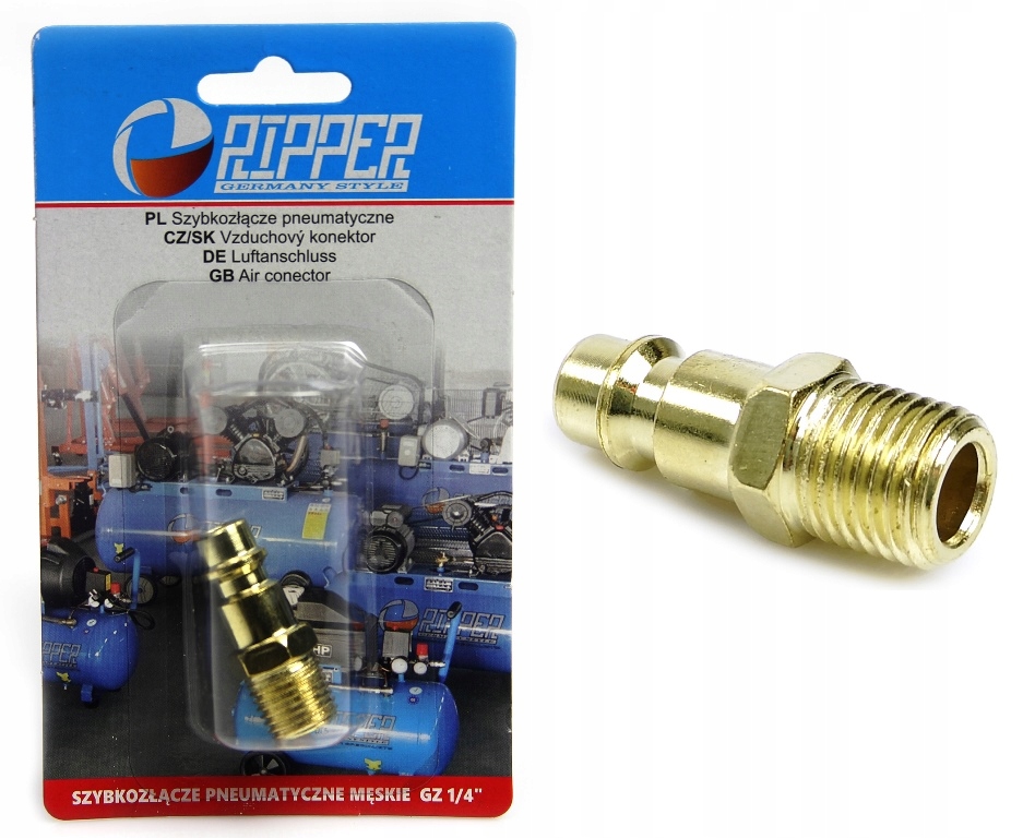 

Szybkozłącze Pneumatyczne Męskie Gz 1/4"