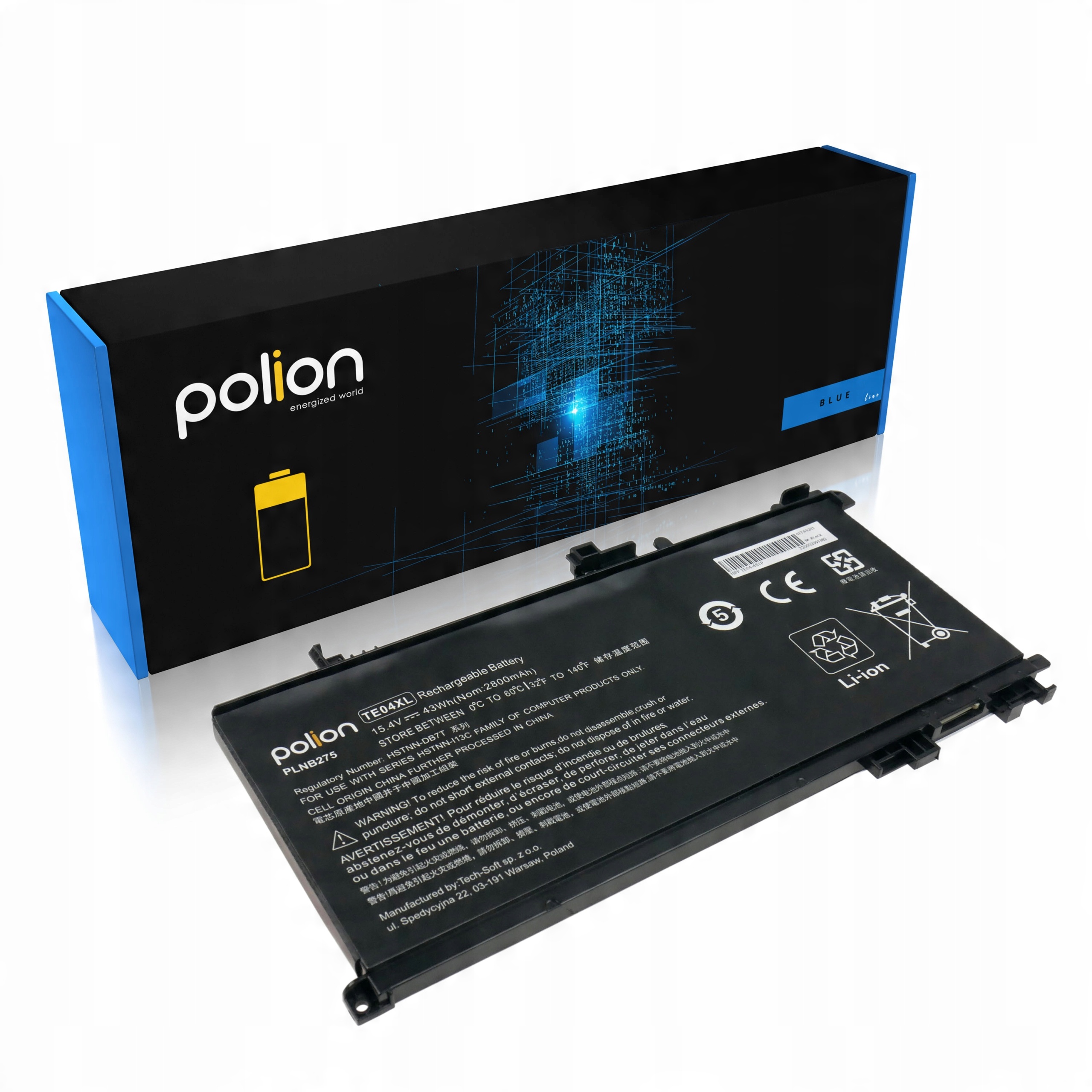 

Bateria TE04XL do laptopa Hp Omen Pavilion 15