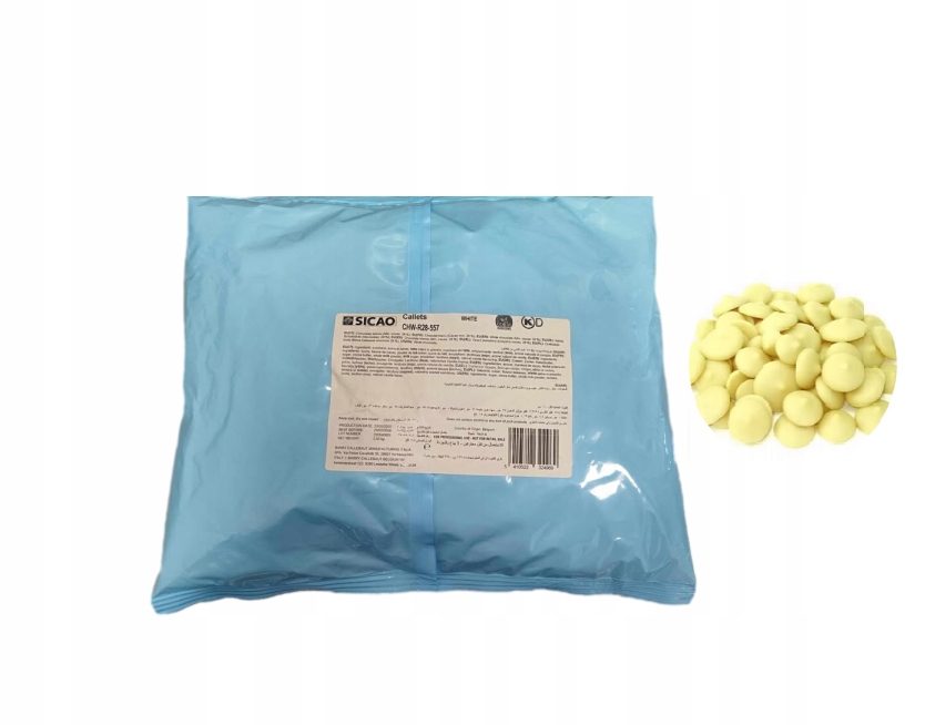Czekolada biała 2,5kg 28% CHW-R28-557 2500g Sicao czekolady