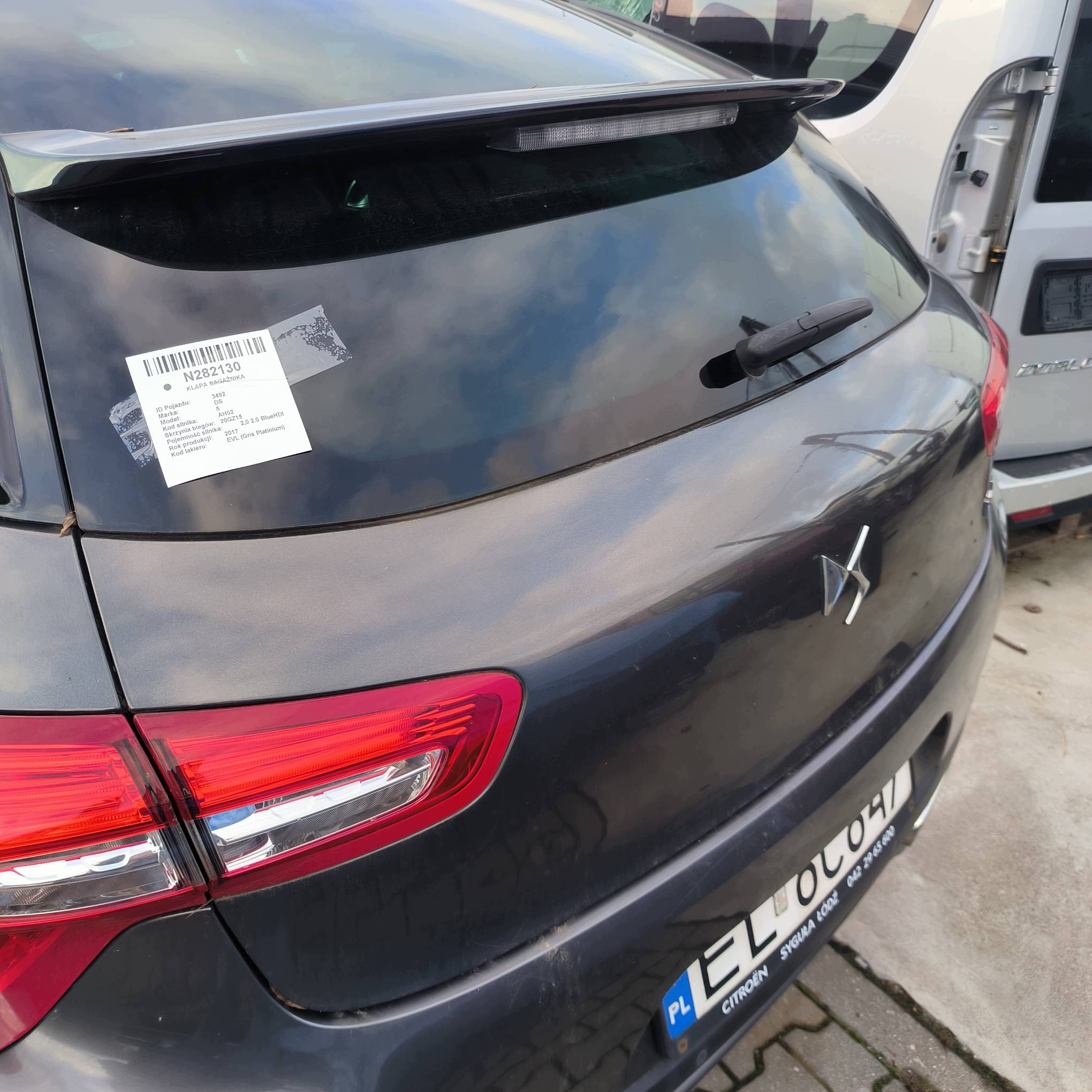 heckklappe kofferraumdeckel kofferraum EVL komplett DS 5