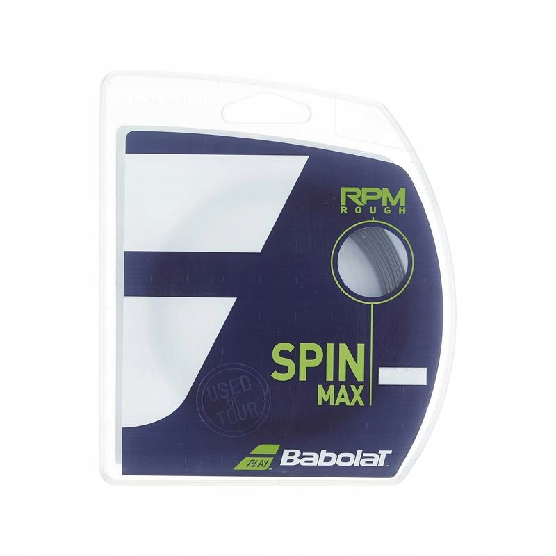 Naciąg do tenisa Babolat Rpm Blast Rough Czarny 1,35 mm 12m