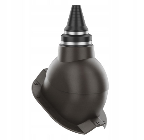 Anténní přechod, těsný střešní průchod Trapez T35 Tmavě Hnědý 8019