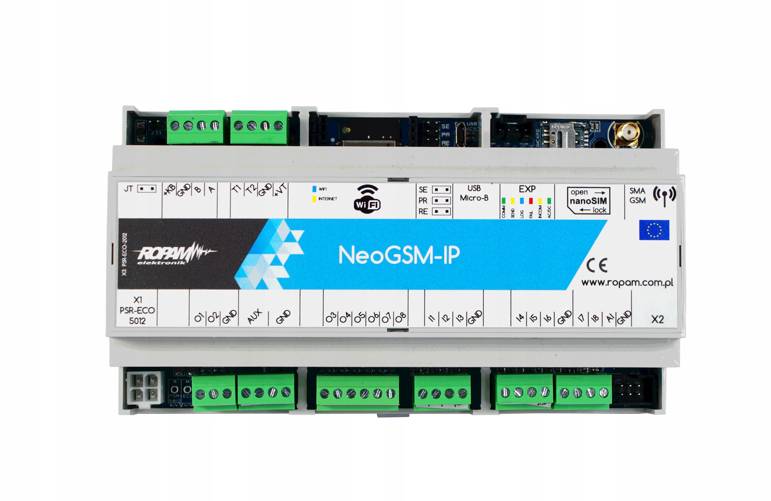 ROPAM CENTRALA NeoGSM-IP-D9M WiFi iOS Android DIN