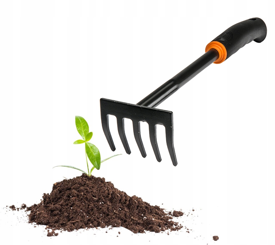 GRABKI OGRODOWE OGRODNICZE METALOWE DO GRABIENIA SPULCHNIANIA GRABIE