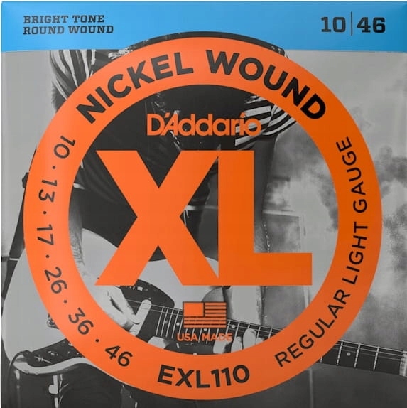 

Struny D'Addario EXL110 do gitary elektrycznej