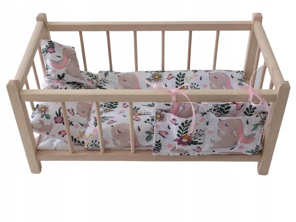 DREWNIANE ŁÓŻECZKO ZESTAW 6 ELEMENTÓW