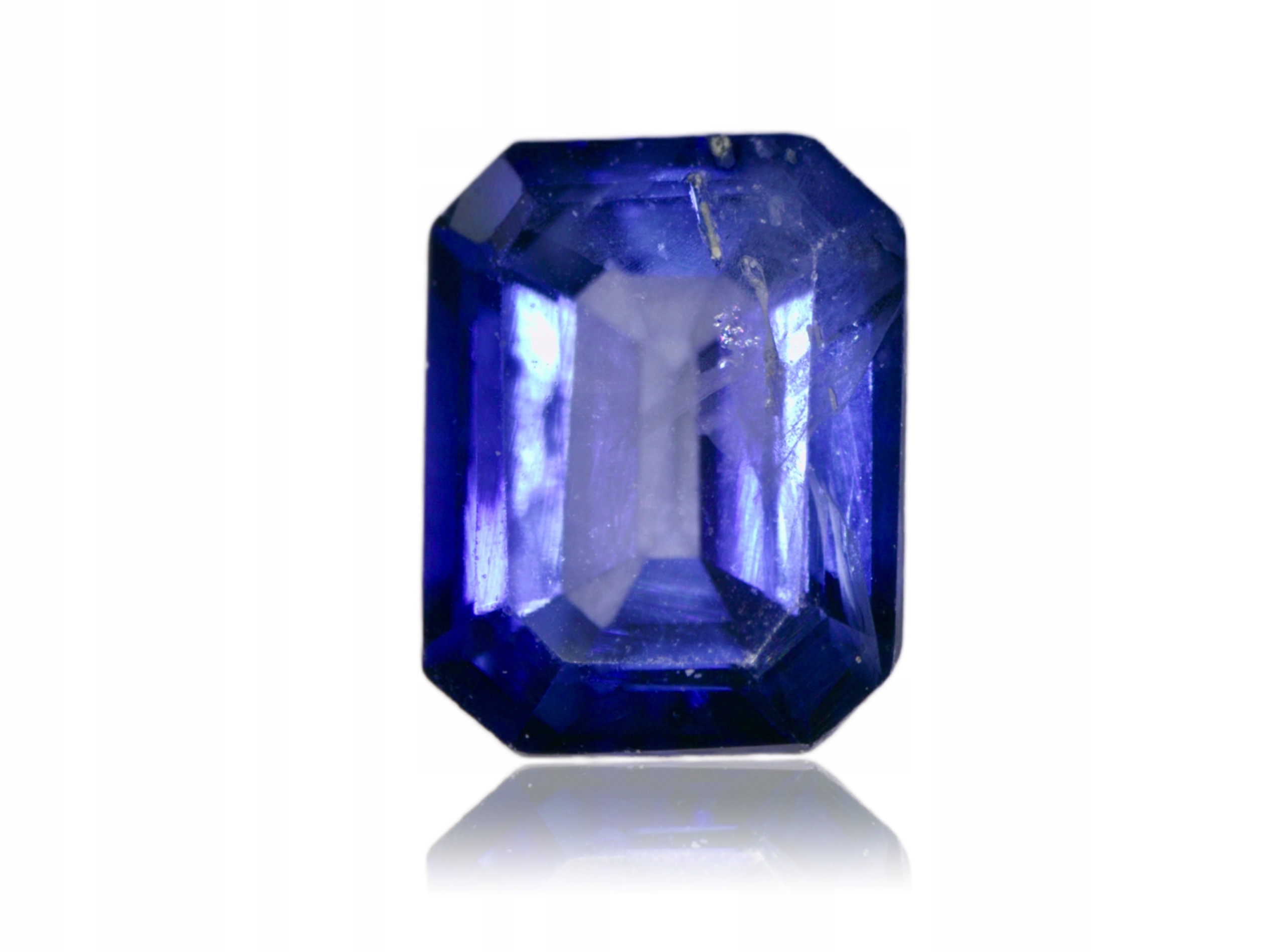 Safír 0.53ct Modrý Osmiúhelník eCertifikát Wbd