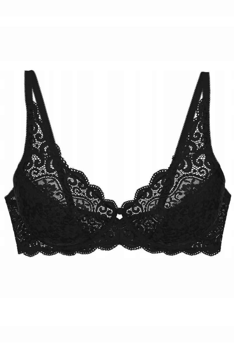 Měkká podprsenka s kosticemi Amourette W Černá Triumph Černá 75F