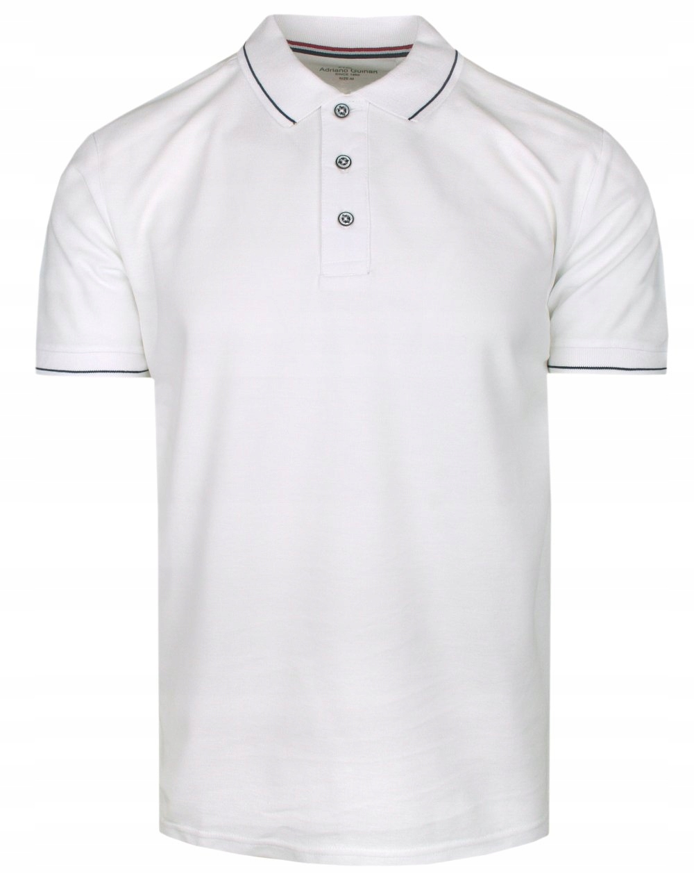 Klasické pánské Polokošile Adriano Guinari bílá L