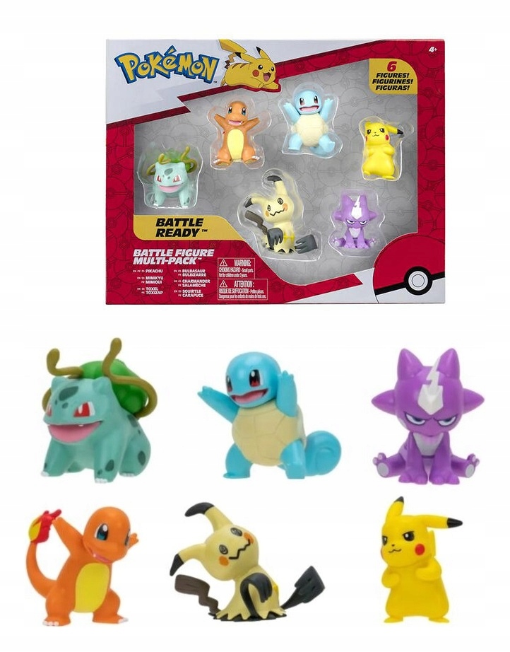Comprar Pokemon multipack Pikachu, Magmar, Turtwig de Bizak