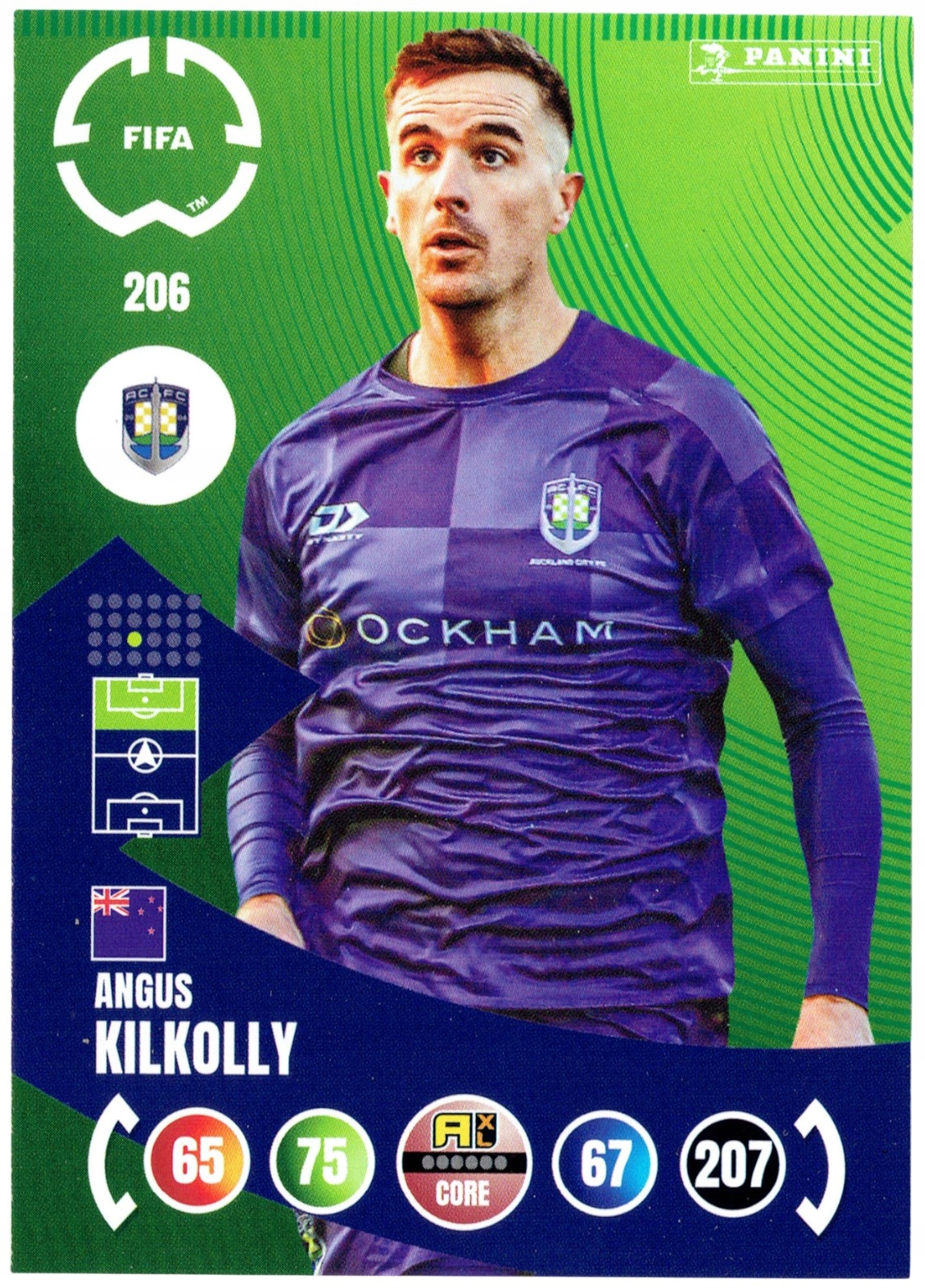 Fifa Club World Cup 2025 Core Team Mate 206 Angus Kilkolly Auckland City