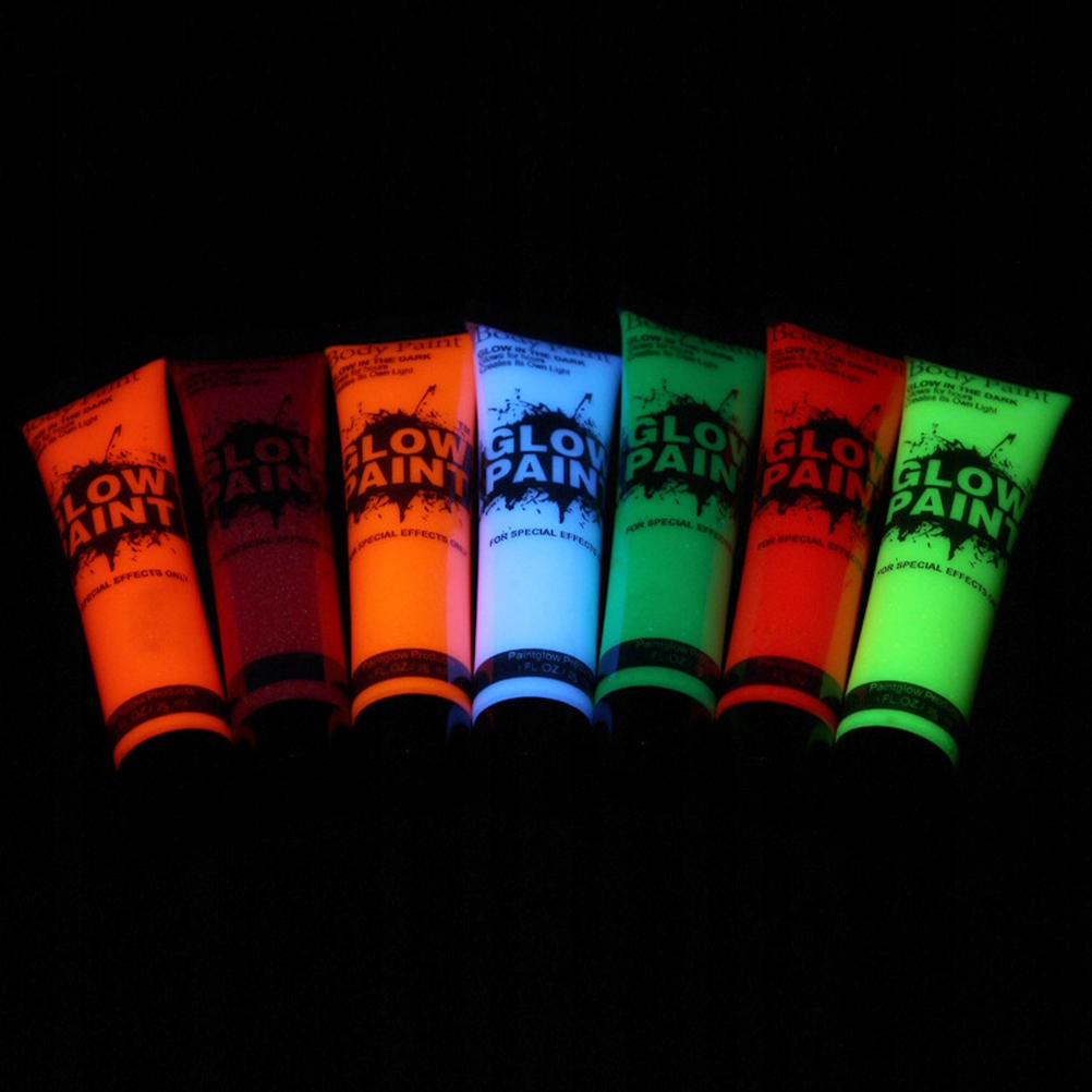 FLUORESCENCYJNA FARBA DO TWARZY, ŚWIETLISTA FARBA DO CIAŁA Marka bez marki