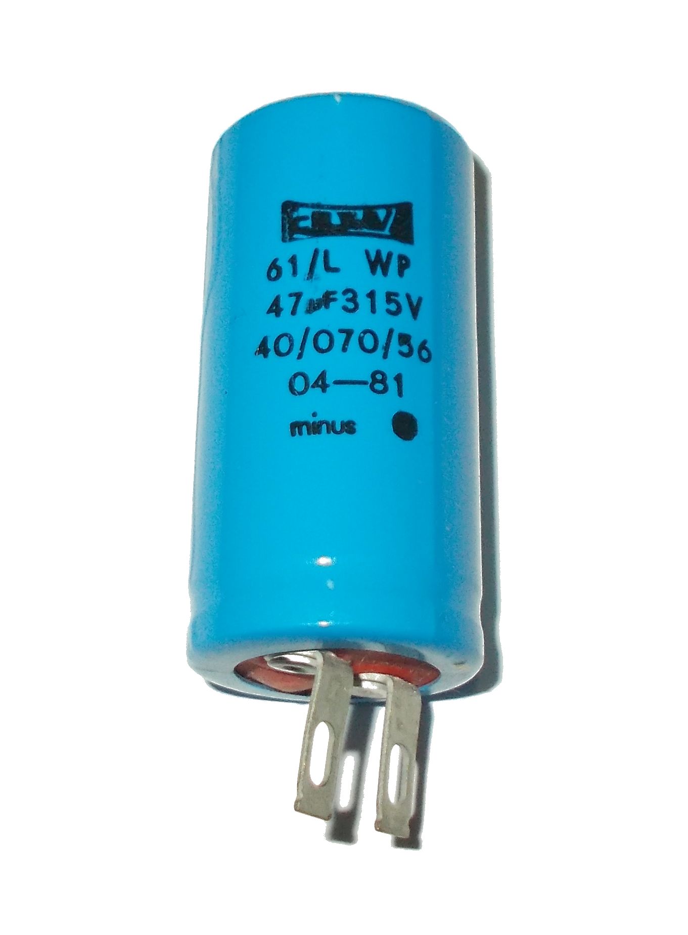 6× Kondensator 61/L 47uF 315V 10sztuk