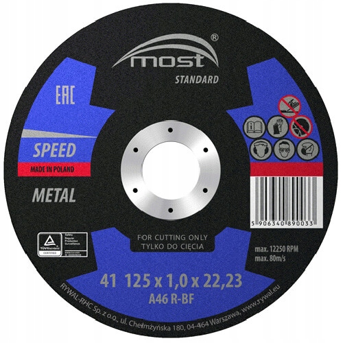 

Ściernica Most Standard 41 125x1,0x22 Metal Speed