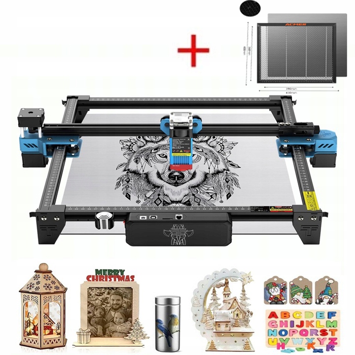 Twotrees TTS-55 Pro Grawer/wycinarka laserowa 40W 300*300mm DIY+Panel
