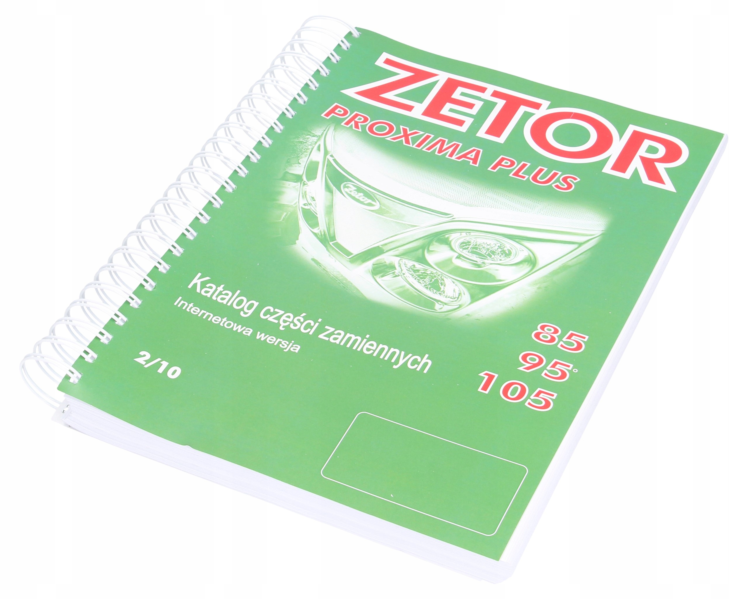 katalog náhradních dílů Zetor Proxima Plus 85-105