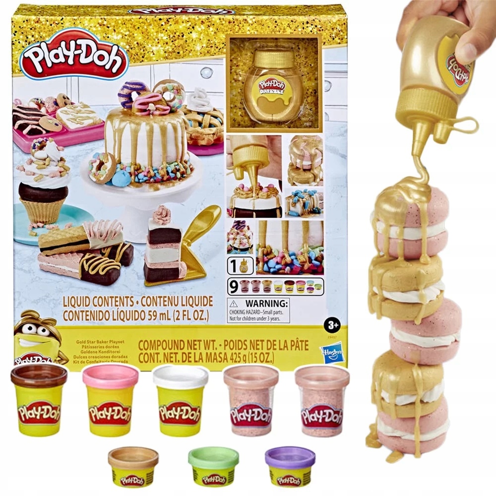 

Play-doh Ciastolina Zestaw Cukiernia Złote Wypieki