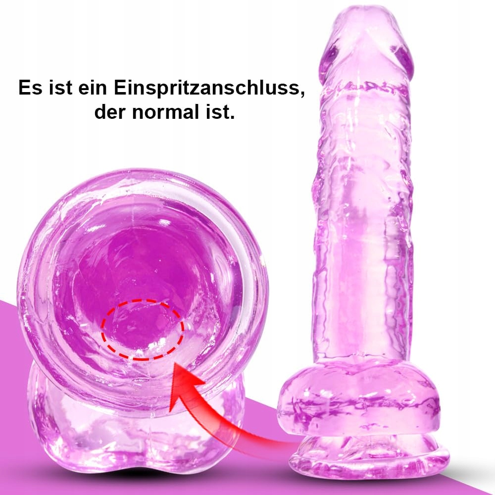 ROSA Realistyczny Dildo 21 cm Dla Początkujących Dla Kobiet i Mężczyzn — miniatura 5