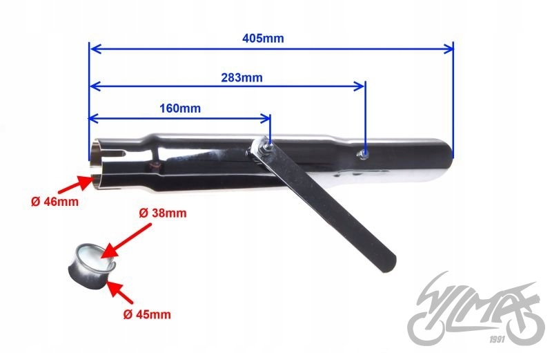 TŁUMIK LH-086 Dopasowanie do pojazdu produkt uniwersalny