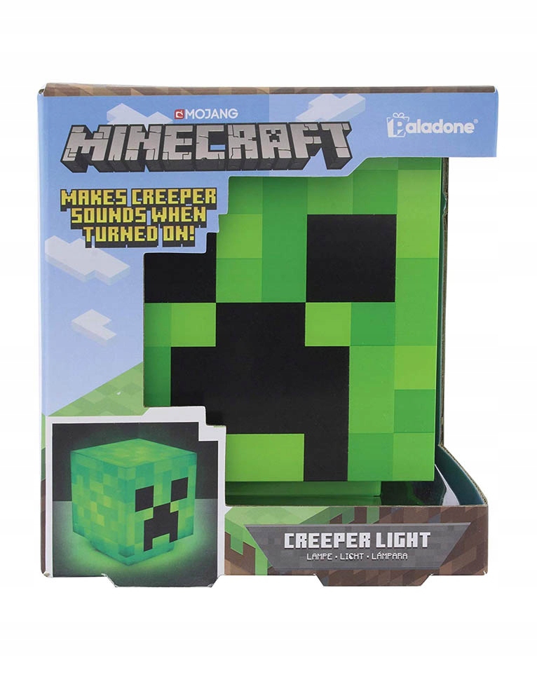 LAMPKA ZIELONY CREEPER / MINECRAFT / Z DŹWIĘKIEM! Rodzaj lampka