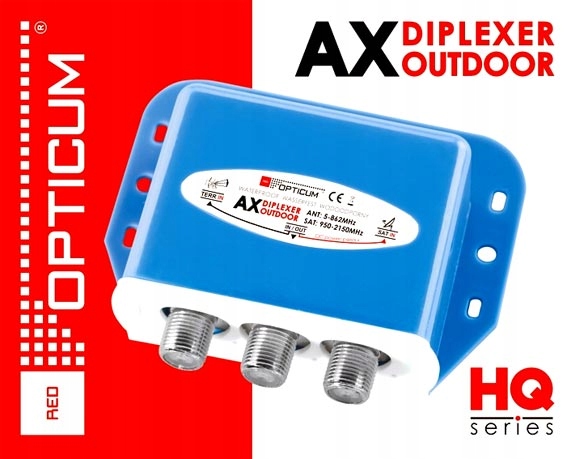Sumator Rtv/sat Out Opticum Ax Diplexer Do Single