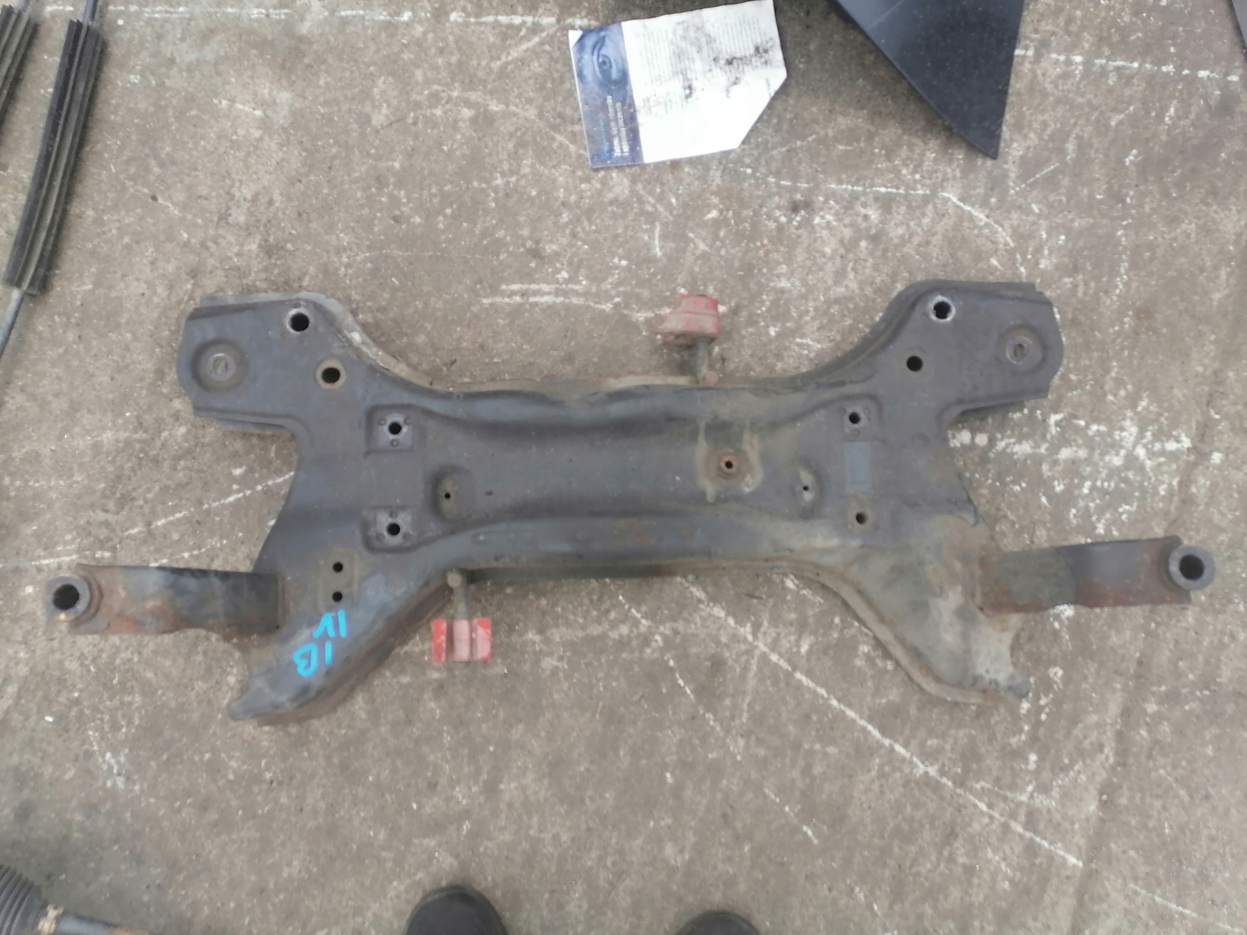 axle beam suspension beam front seat ibiza IV