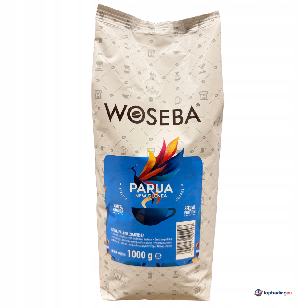 Woseba Papua New Guinea 1 kg Kawa Ziarnista 100% Arabica – Single Origin