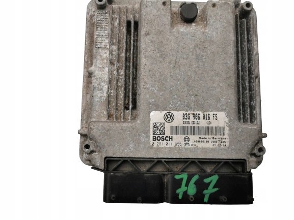 VW GOLF 1.9TDI 0281011955 03G906016FS computer ECU