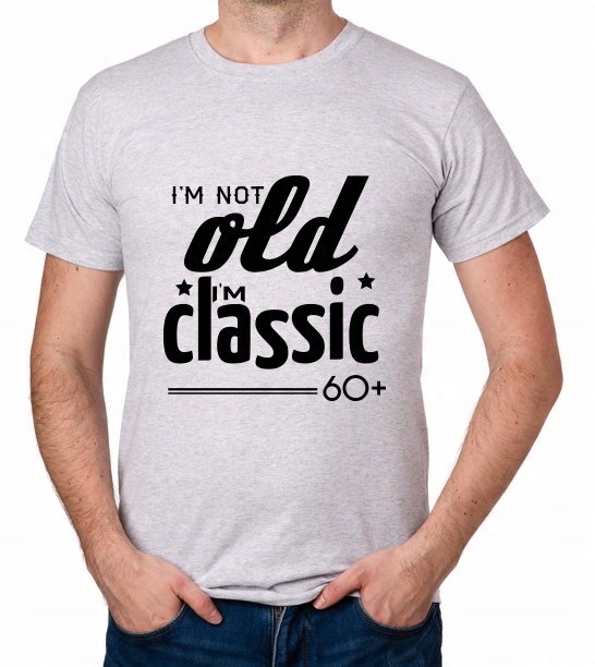 

koszulka 60+ Lat prezent