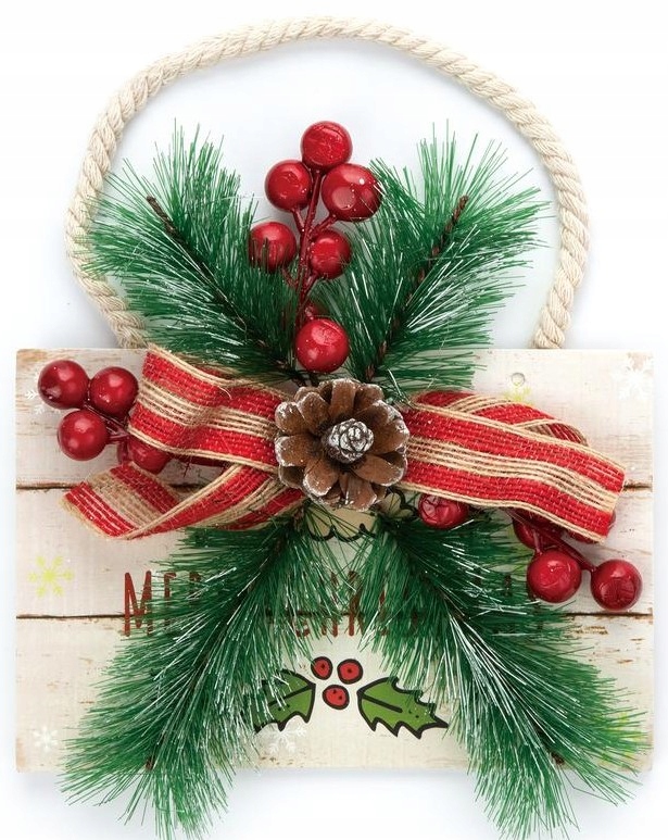 

Zawieszka na choinkę z napisem Merry Christmas